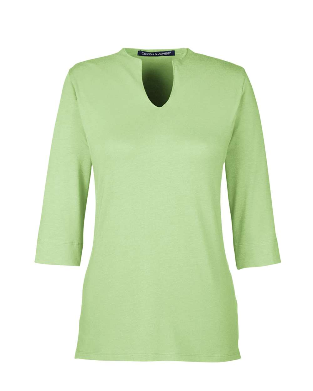 Women's Perfect Fit™ Tailored Open Neckline Top - Front - B724B2222 - Lime