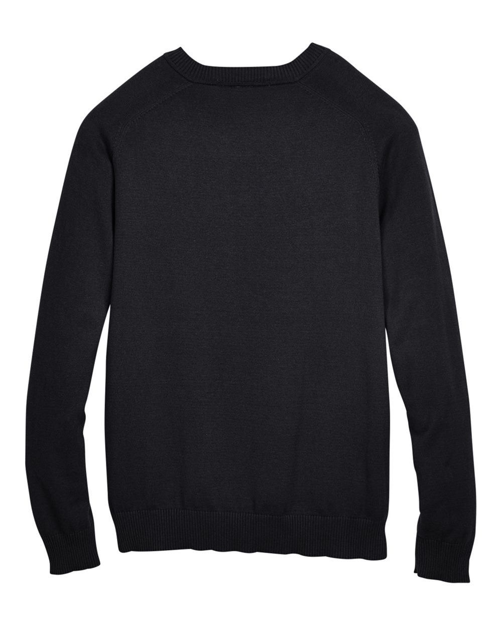 Men's V-Neck Sweater - Back - B805B2506 - Black