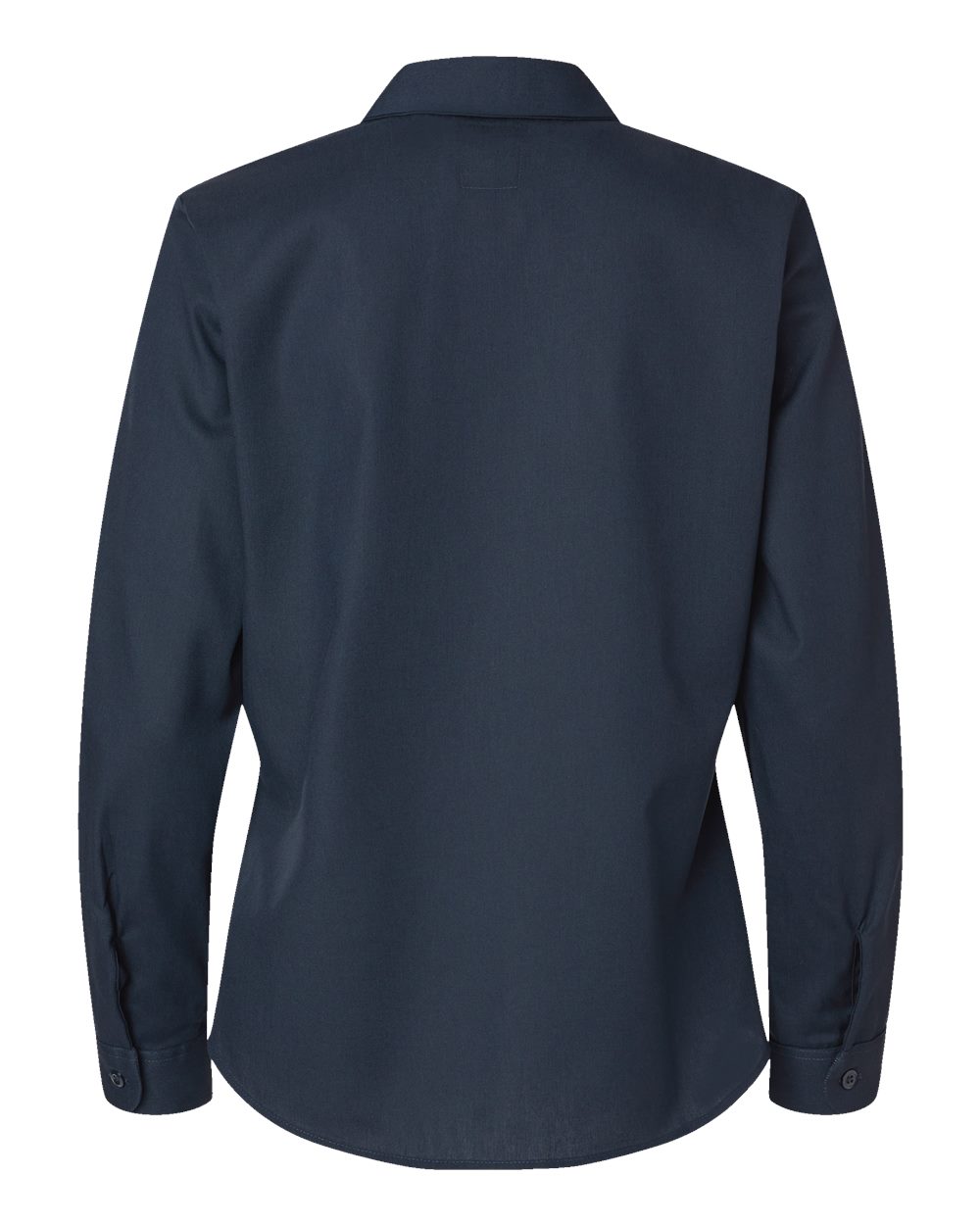 Women's Long Sleeve Industrial Work Shirt - Back - B10130863 - Dark Navy