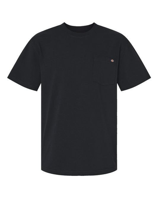 Men's Traditional Heavyweight T-Shirt - Front - B64130503 - Black