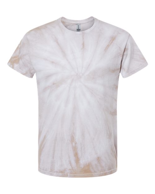 Cyclone Pinwheel Tie-Dyed T-Shirt - Front - B06414233 - Sand