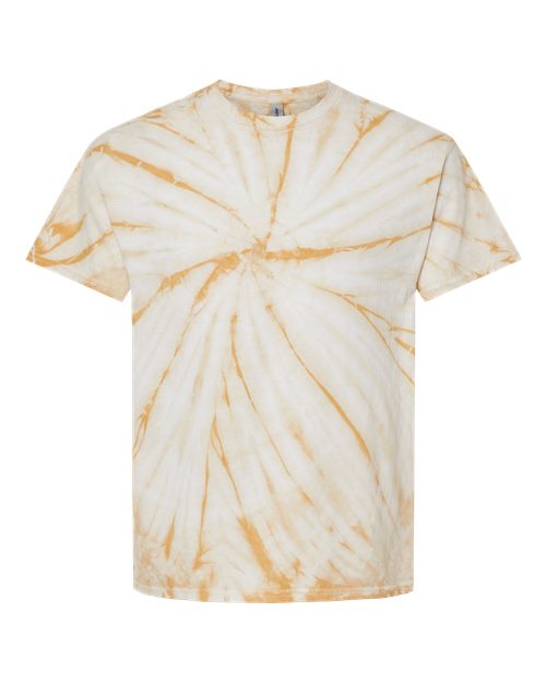 Cyclone Pinwheel Tie-Dyed T-Shirt - Front - B06414243 - Honey