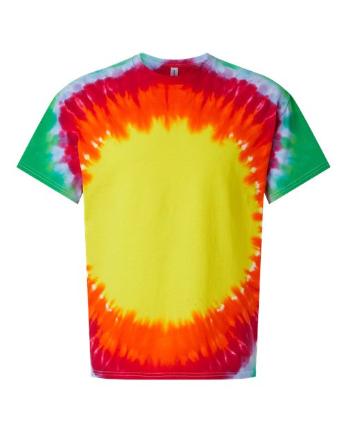 Bullseye Tie-Dyed T-Shirt - Front - B82114053 - Teardrop