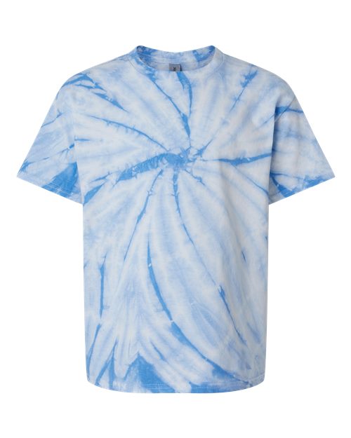 Youth Cyclone Pinwheel Tie-Dyed T-Shirt - Front - B83314264 - Columbia