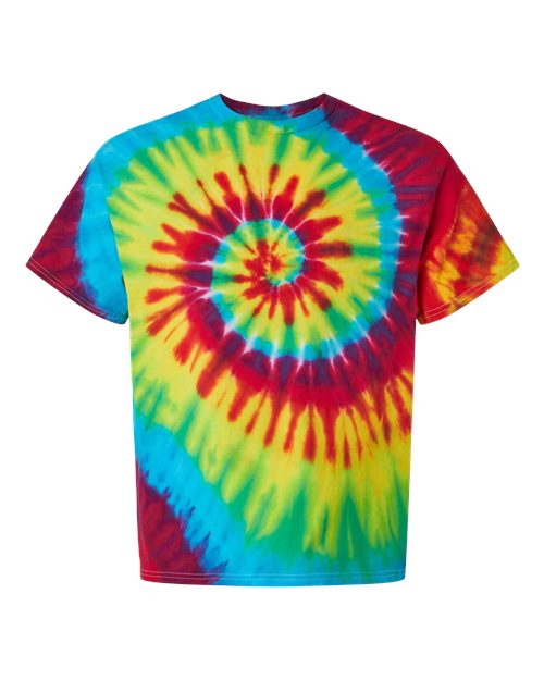Tide Tie-Dyed T-Shirt - Front - B82814973 - Rainbow Tide