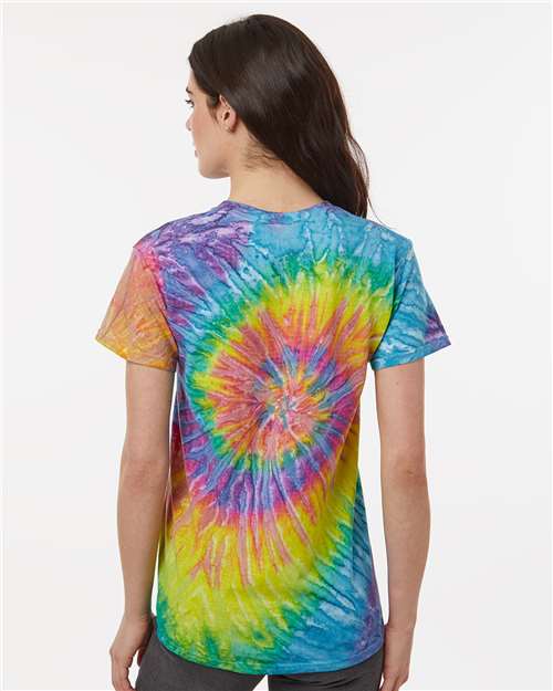 Ripple Tie-Dyed T-Shirt - OnModelBack - B82214203 - Pastel Ripple
