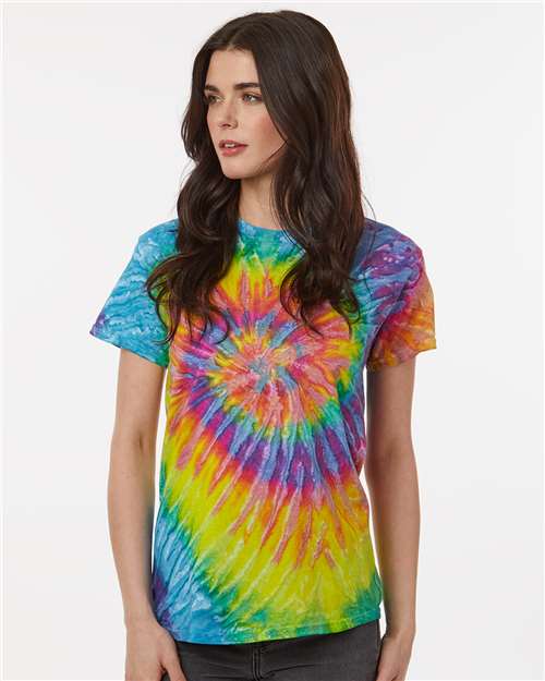 Ripple Tie-Dyed T-Shirt - OnModelFront - B82214203 - Pastel Ripple