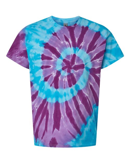 Typhoon Tie-Dyed T-Shirt - Front - B31514823 - Tahiti