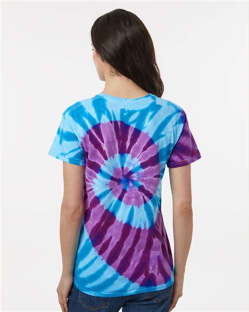 Typhoon Tie-Dyed T-Shirt - OnModelBack - B31514823 - Tahiti