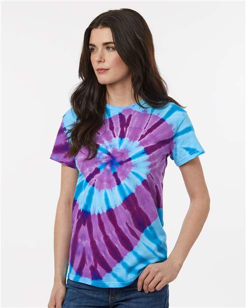 Typhoon Tie-Dyed T-Shirt - OnModelFront - B31514823 - Tahiti