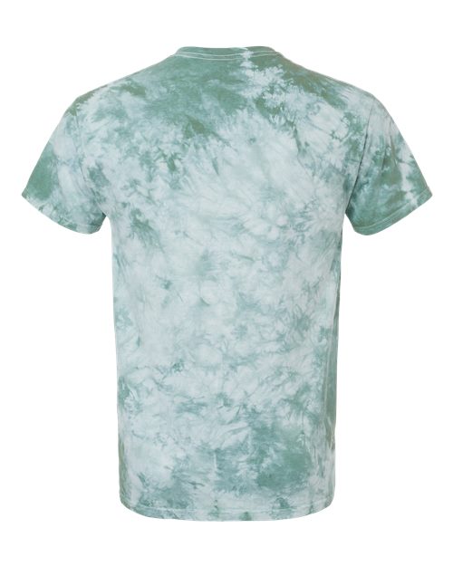 Crystal Tie-Dyed T-Shirt - Back - B16814223 - Moss