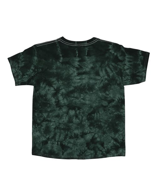 Crystal Tie-Dyed T-Shirt - Back - B16814543 - Forest