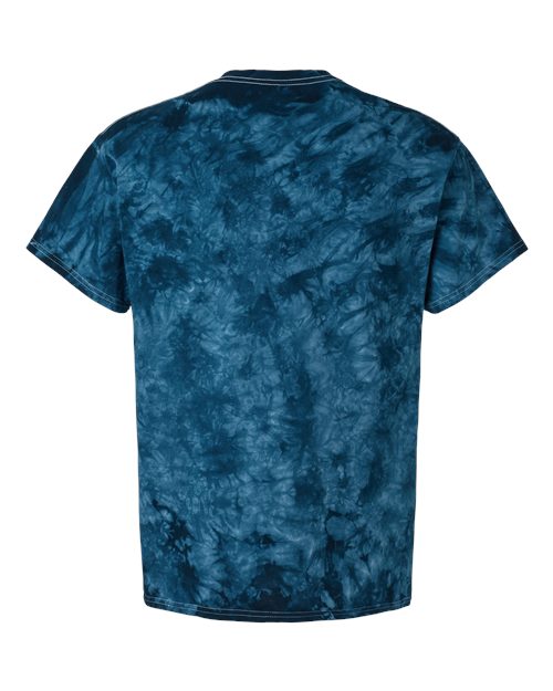 Crystal Tie-Dyed T-Shirt - Back - B16814653 - Navy