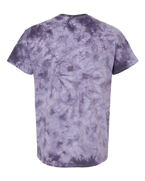 Crystal Tie-Dyed T-Shirt - Back - B16814683 - Blackberry