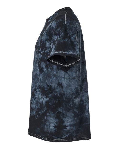 Crystal Tie-Dyed T-Shirt - DirectSide - B16814503 - Black Crystal