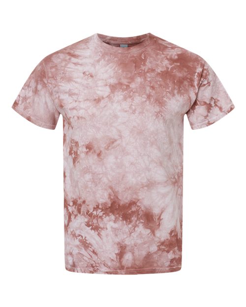 Crystal Tie-Dyed T-Shirt - Front - B16814553 - Copper