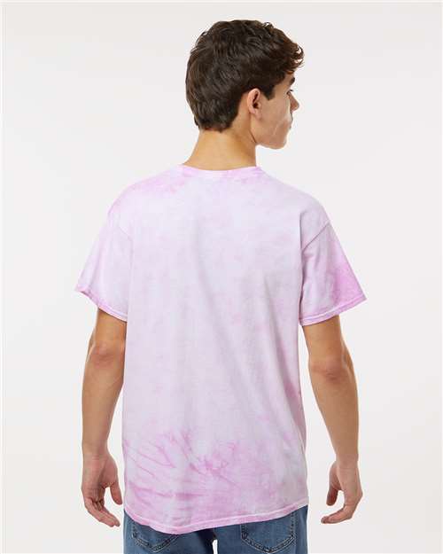 Crystal Tie-Dyed T-Shirt - OnModelBack - B16814143 - Lilac
