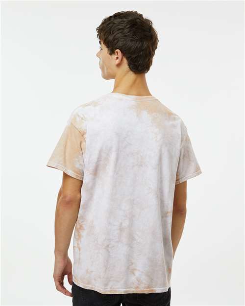 Crystal Tie-Dyed T-Shirt - OnModelBack - B16814208 - Sand