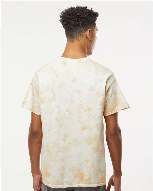 Crystal Tie-Dyed T-Shirt - OnModelBack - B16814233 - Honey
