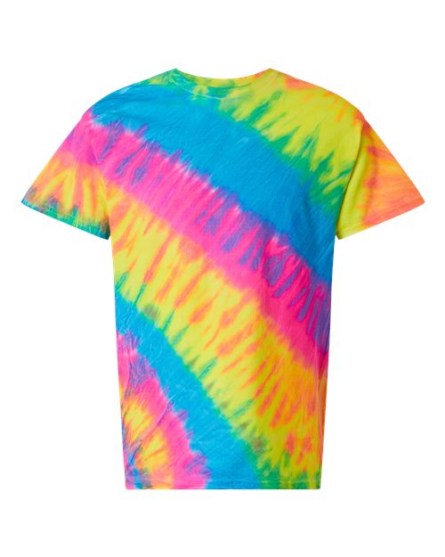 Tilt Tie-Dyed T-Shirt - Front - B83514303 - Flo Rainbow