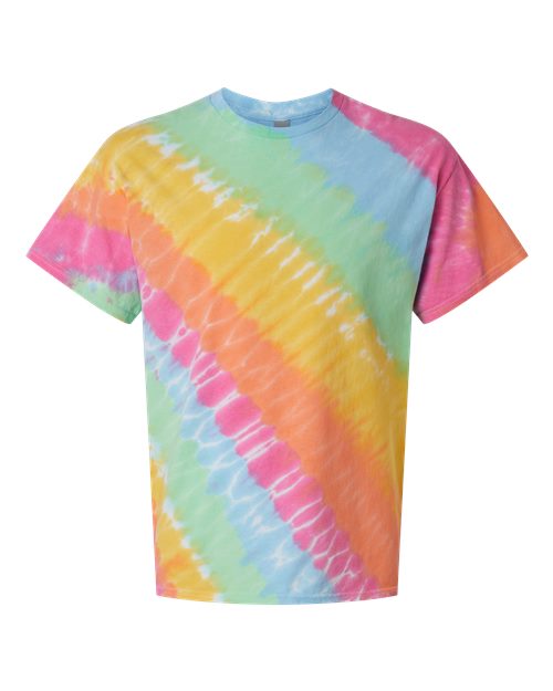 Tilt Tie-Dyed T-Shirt - Front - B83514943 - Aerial