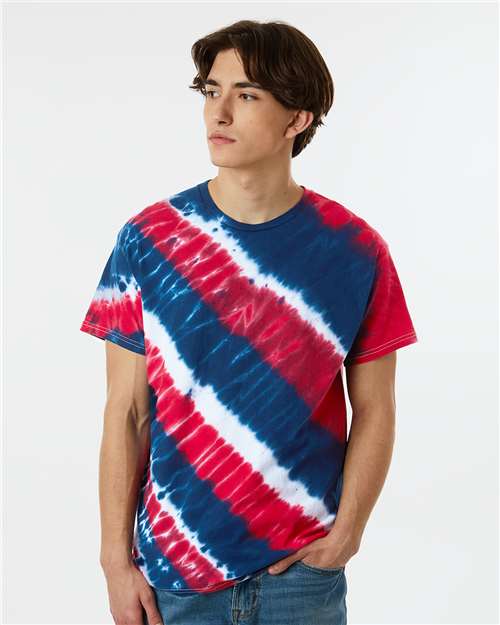 Tilt Tie-Dyed T-Shirt - OnModelFront - B83514043 - USA