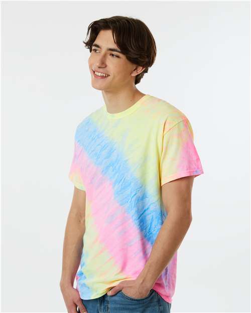 Tilt Tie-Dyed T-Shirt - OnModelSide - B83514313 - Dayglo