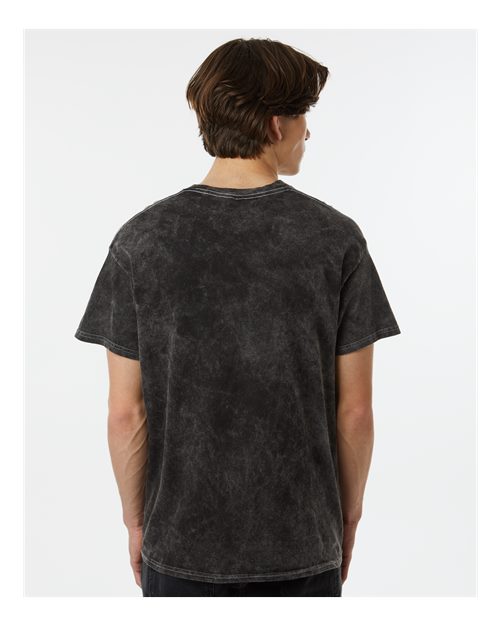 Mineral Wash T-Shirt - OnModelBack - B85014503 - Black