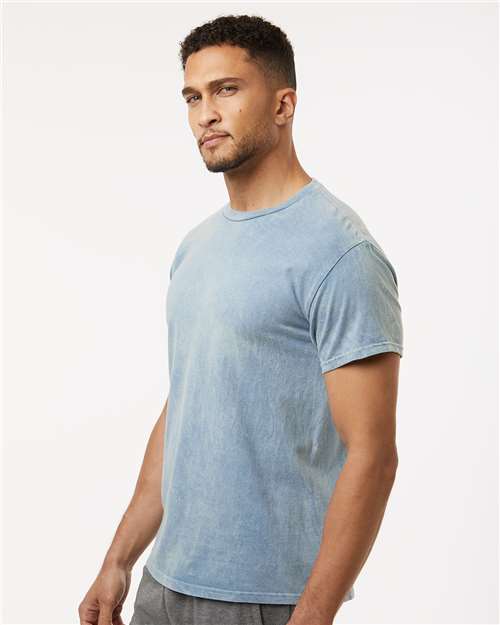 Mineral Wash T-Shirt - OnModelSide - B85014253 - Polar Blue