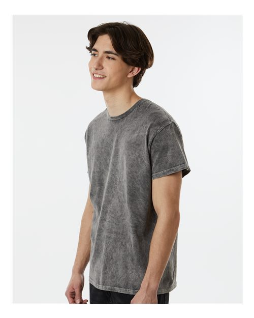 Mineral Wash T-Shirt - OnModelSide - B85014353 - Grey