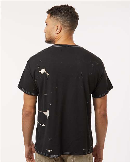 Bleach Wash T-Shirt - OnModelBack - B21514945 - Mirage