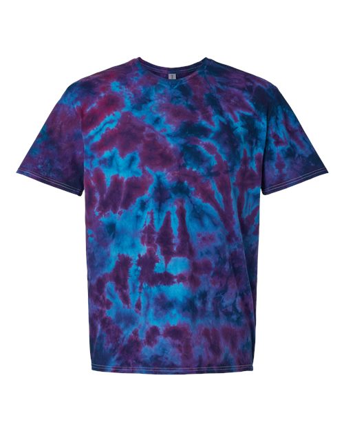 LaMer Over-Dyed Crinkle Tie-Dyed T-Shirt - Front - B25514123 - Baltic