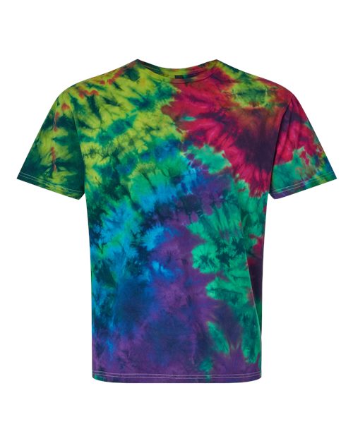 LaMer Over-Dyed Crinkle Tie-Dyed T-Shirt - Front - B25514143 - Caspian