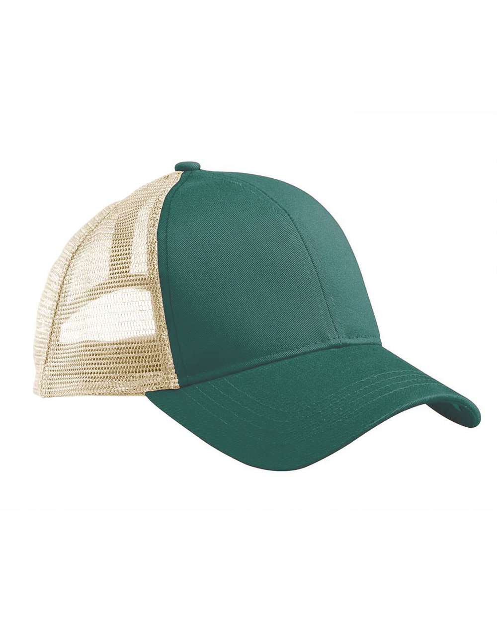 Eco Trucker Cap - Front - B873E9540 - Emerald Forest/ Oyster