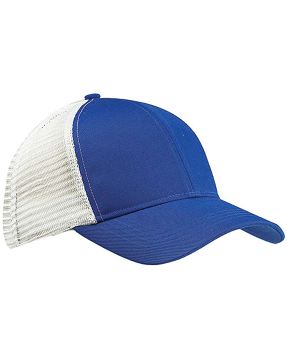 Eco Trucker Cap - Front - B873E9750 - Royal/ White