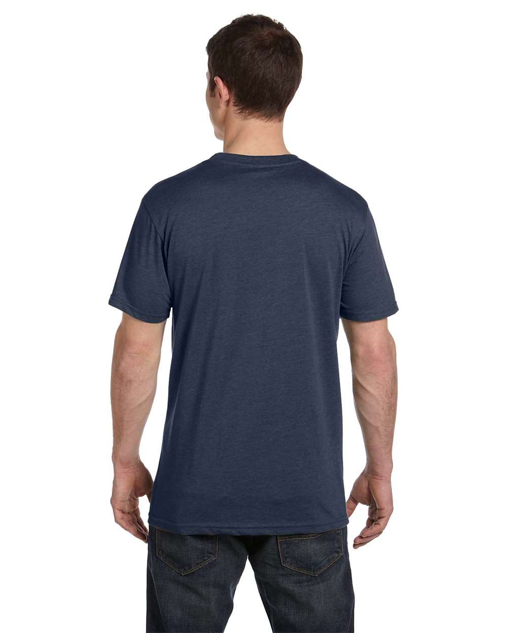 Unisex Eco Blend T-Shirt - OnModelBack - B847E9653 - Water