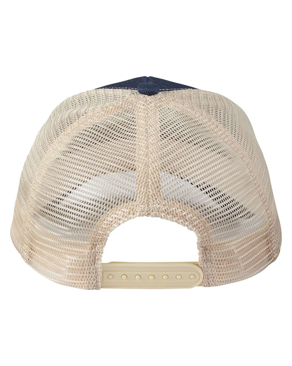 Hemp Blend Trucker Cap - Back - B877E9650 - Navy/ Oyster