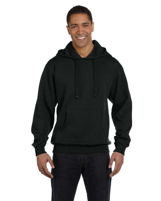 Unisex Heritage Hooded Sweatshirt - OnModelFront - B860E9503 - Black