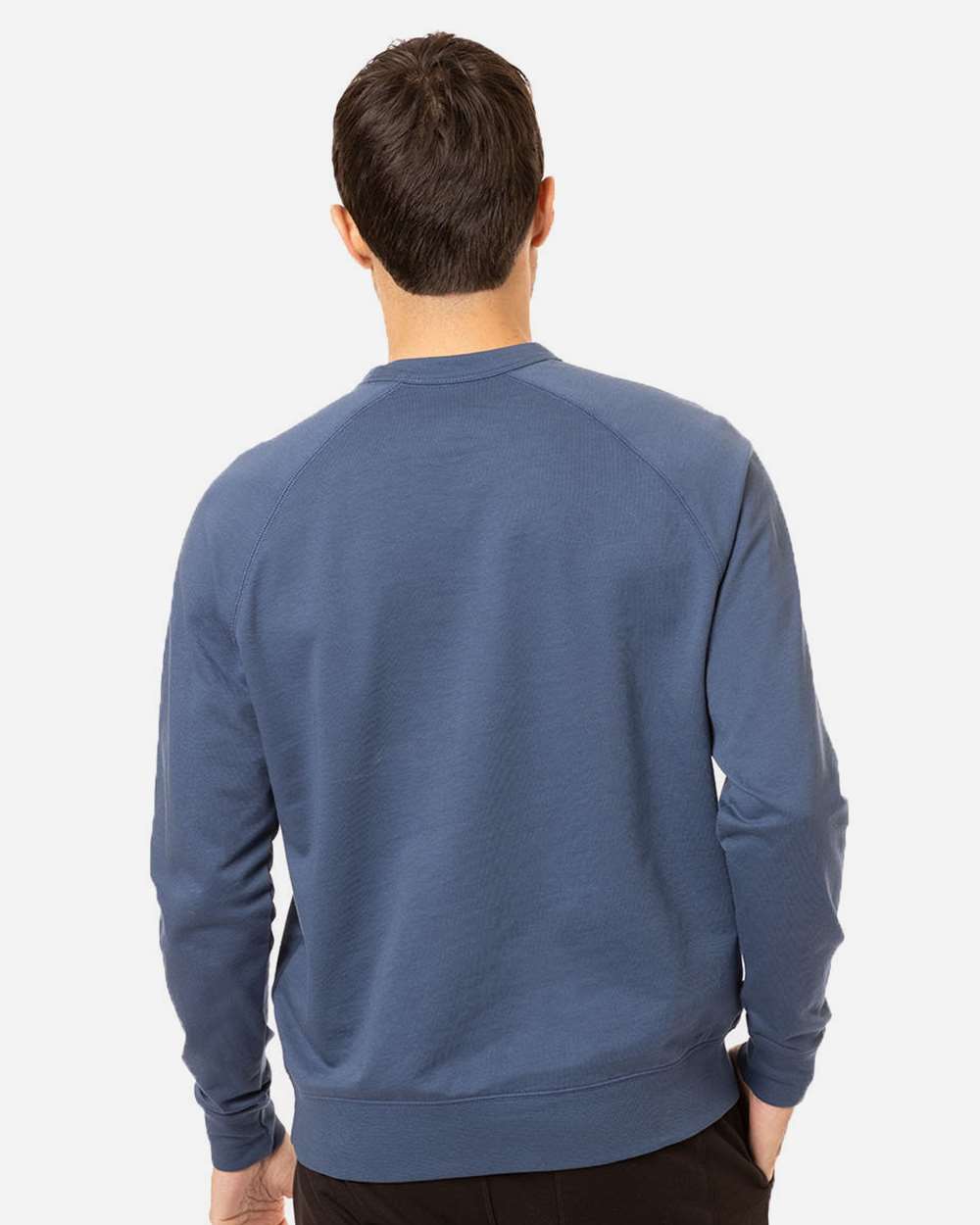 Unisex Motion Crewneck Sweatshirt - OnModelBack - B856E9653 - Pacific