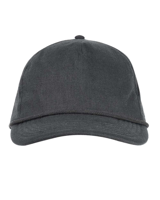 Hemp Hero Cap - Front - B881E9500 - Black