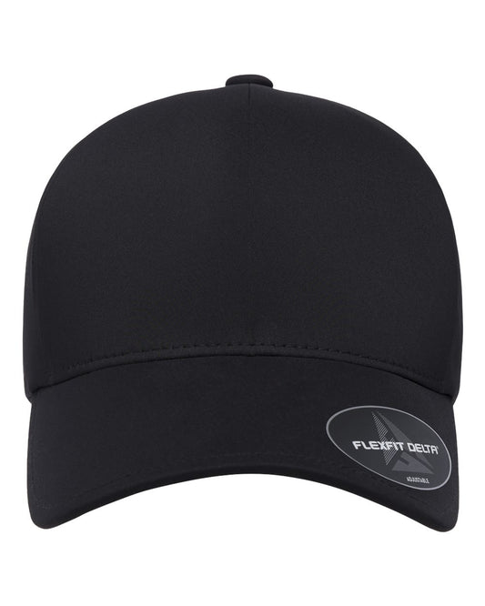 Delta® Snapback Perforated Cap - Front - B33695500 - Black