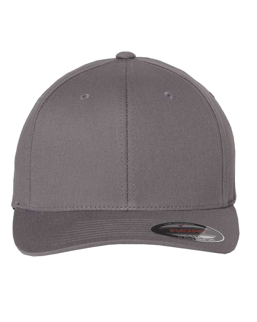 V-Flexfit® Cotton Twill Cap - Front - B24495353 - Grey