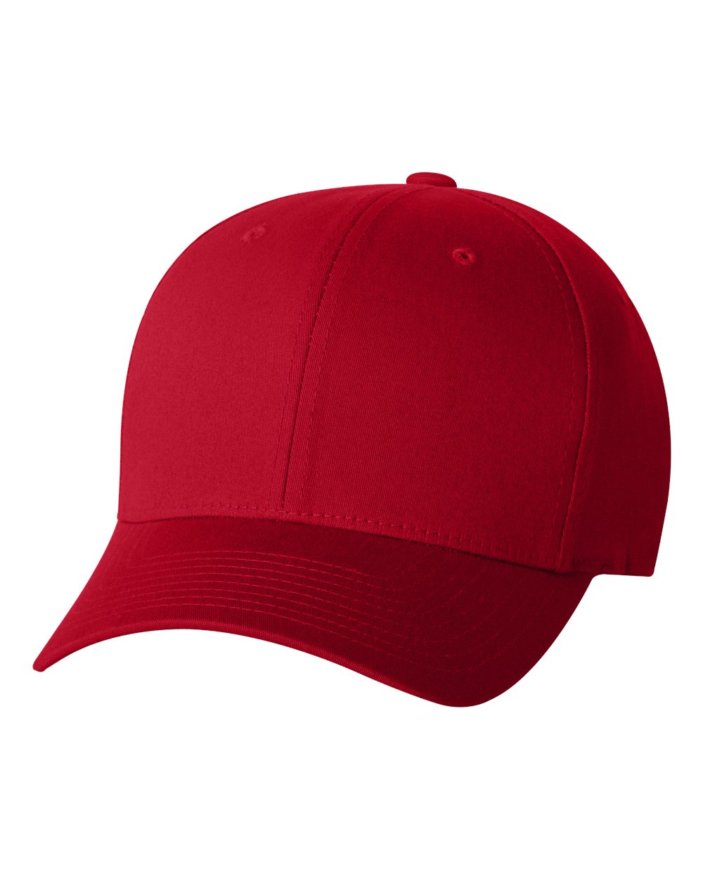 V-Flexfit® Cotton Twill Cap - Front - B24495703 - Red