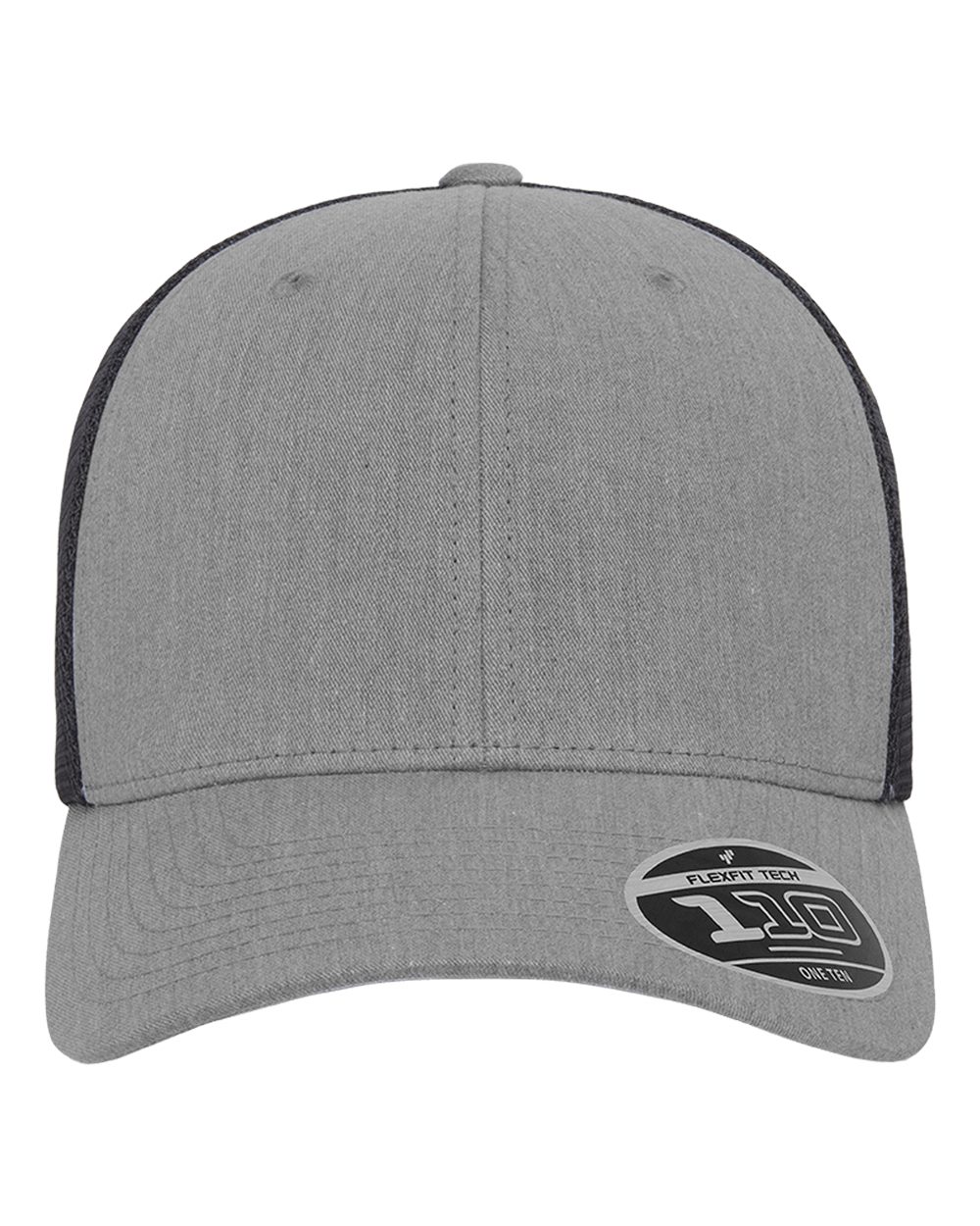 110® Mesh-Back Cap - Front - B04095480 - Heather Grey/ Black
