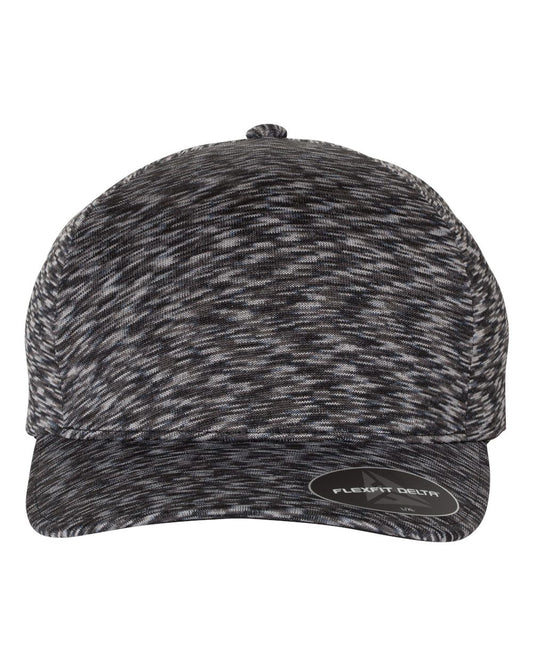 Delta® Seamless Unipanel Cap - Front - B04195503 - Mélange Black
