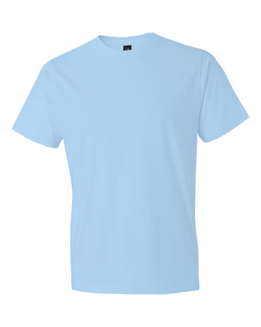 Unisex Softstyle® Lightweight T-Shirt - Front - B00560153 - Baby Blue