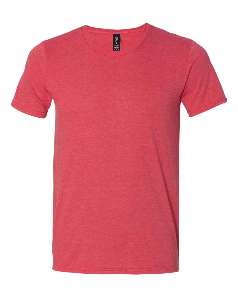 Men's Softstyle® Triblend T-Shirt - Front - B84160708 - Heather Red