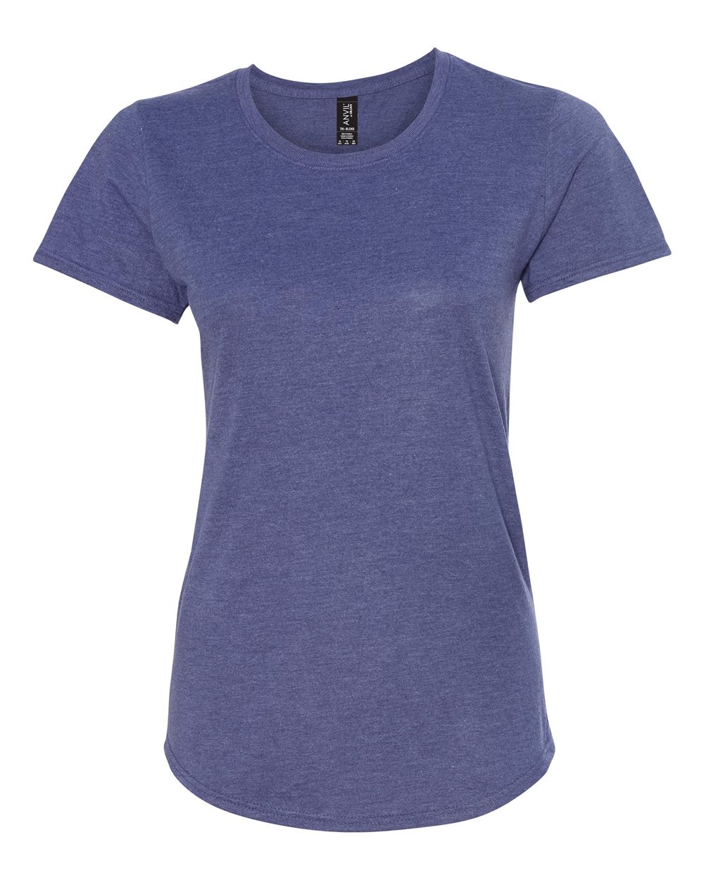 Women's Softstyle® Triblend T-Shirt - Front - B83760252 - Heather Blue
