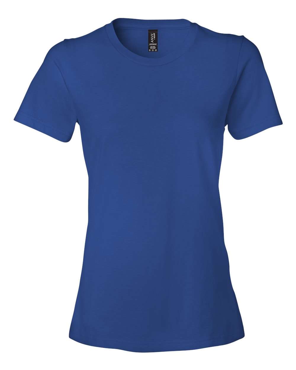 Women's Softstyle® Lightweight T-Shirt - Front - B50360753 - Royal Blue