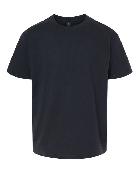 Youth Softstyle® T-Shirt - Front - B01660502 - Black